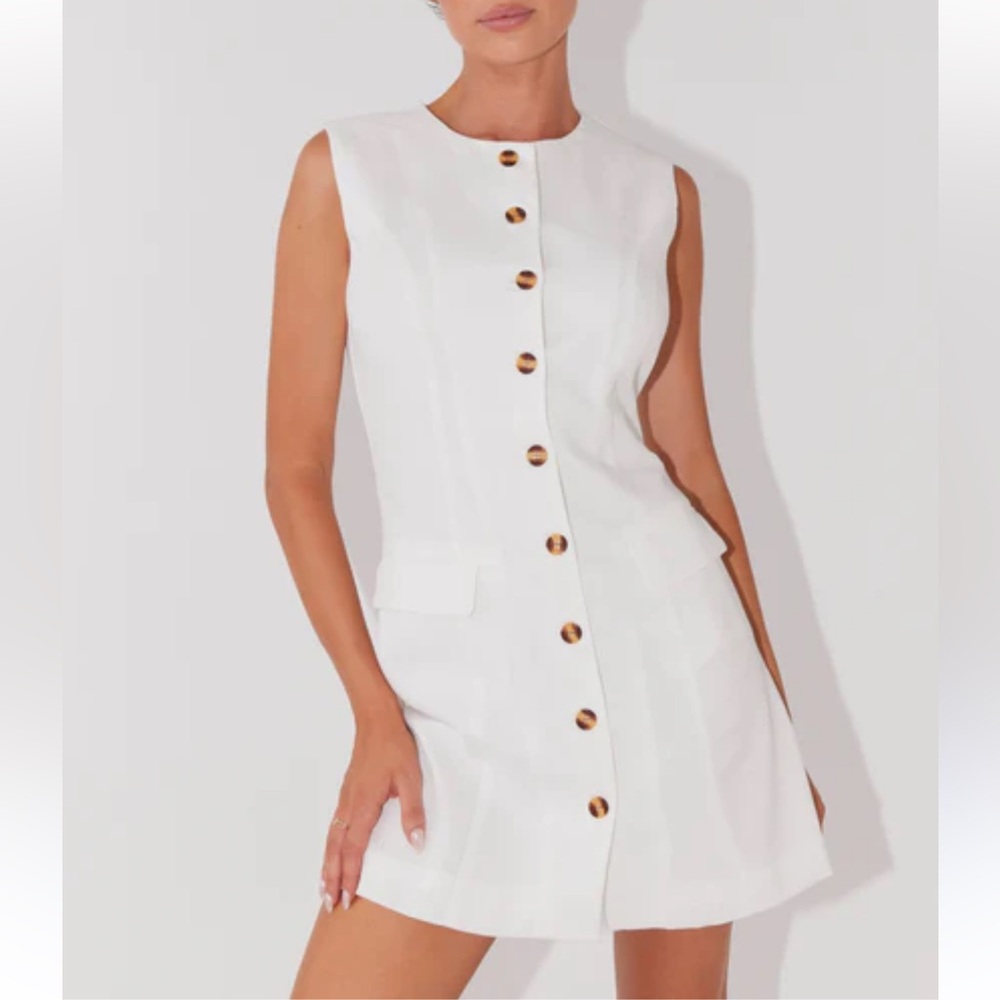 Peppermayo Linen Mini Dress